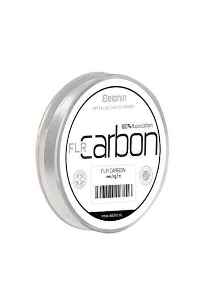 DELPHİN FLR CARBON 100% Fluorocarbon Fishing Line 0.205mm 8.1kg