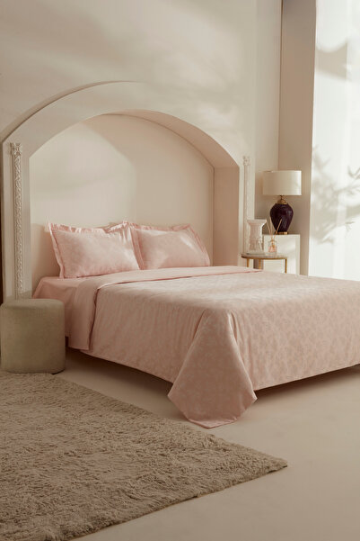 Karaca Home Viole Double Duvet Cover Set Powder