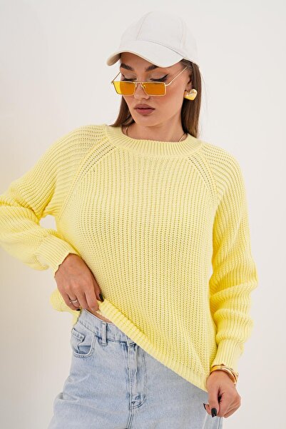 ŞİMAL Pulover tricotat pentru femei, jumătate de croșetat, 255083 -