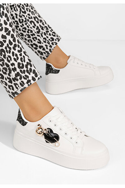 B T Shoes Bílé dámské tenisky Avianni V4