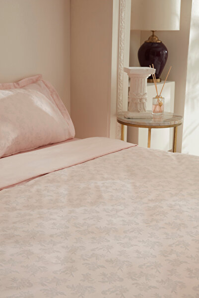 Karaca Home Viole Double Duvet Cover Set Powder