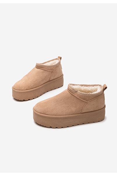 B T Shoes Khaki dámské válenky Lorenna