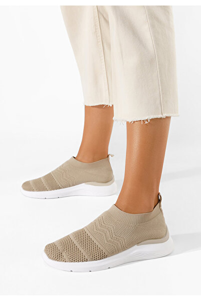 B T Shoes Tenisi Slip-On Brona kaki