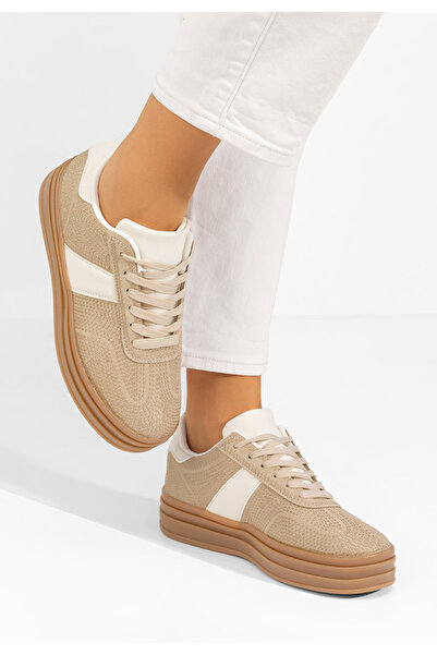 B T Shoes Sneakers γυναικεια Lakesha μπεζ