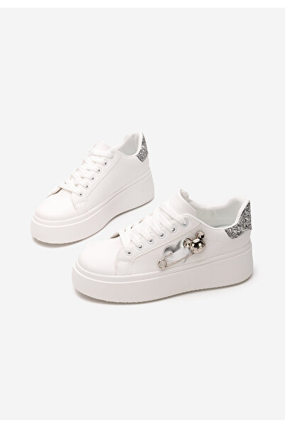 B T Shoes Bílé dámské tenisky Avianni V2