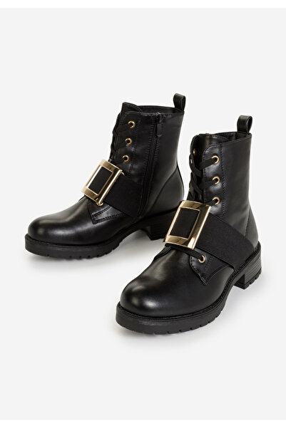 B T Shoes černé dámské kotníkové boty Samisa V2