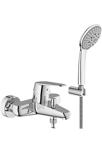 Geneic خلاط حوض استحمام/حوض استحمام/دش مع خرطوم من الفولاذ المقاوم للصدأ بطول...