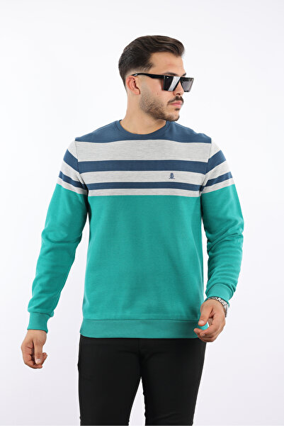 rugatchi سترة سيلانيك منسوجة بياقة دائرية - مقاس عادي