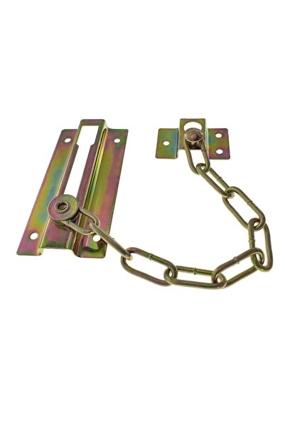 SOHO Lanț de siguranță pentru ușă cu sistem de deschidere și blocare, lungime lanț 18 cm, 86 x 43 mm, șuruburi incluse,