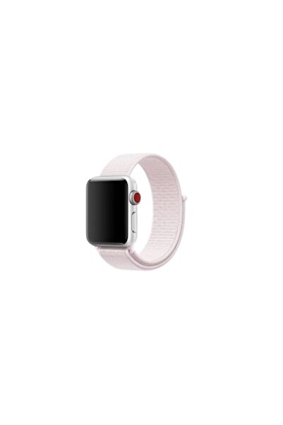 SOHO Curea Apple Watch, 42-44 mm, textilă, roz deschis