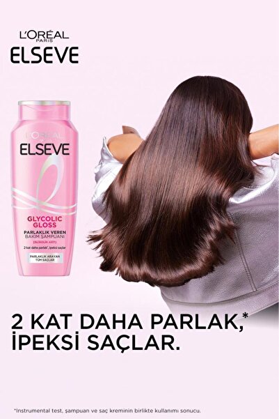 ELSEVE 3'lü Glycolic Gloss Core Parlaklık Veren Bakım Şampuanı 300ml