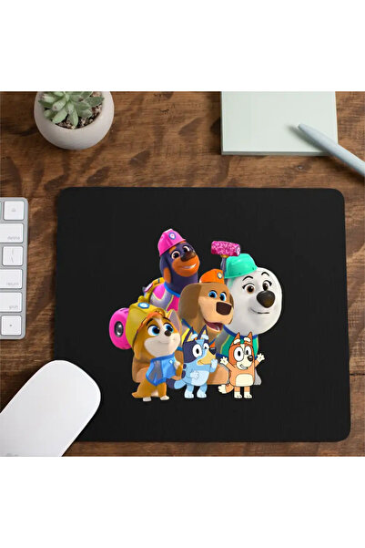 OEM Mousepad Pupstruction Bluey Puppies Bingo Blue