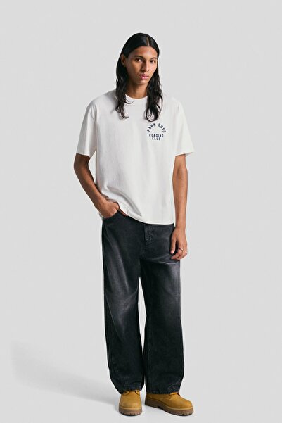 Bershka Kısa kollu baskılı tişört