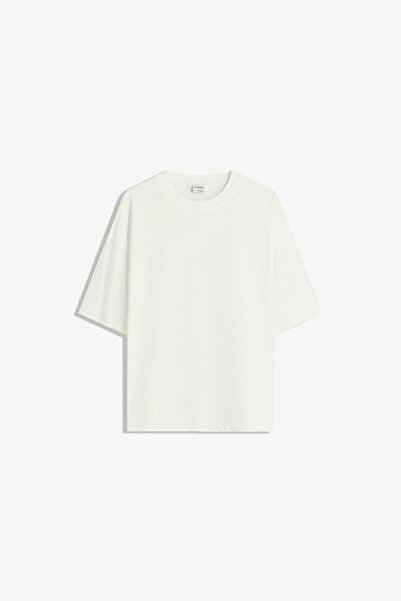 Bershka Short sleeve plush T-shirt