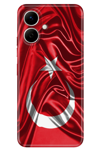 TECNO Spark Go 2 (Km4) Compatible Case Colorful Silicone Printed Tpu Şanlı Türk