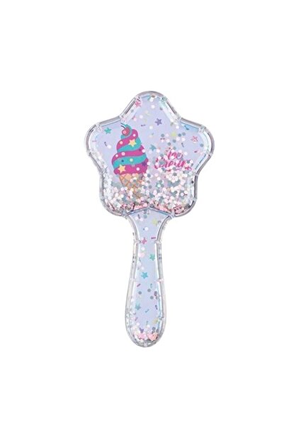 Bibilel Kids Perie descurcătoare pentru păr pentru copii, model cu sclipici î...