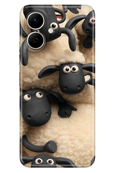 TECNO Spark Go 2 Korumalı Kılıf Tema Art Desenli Baskılı Silikon Shaun