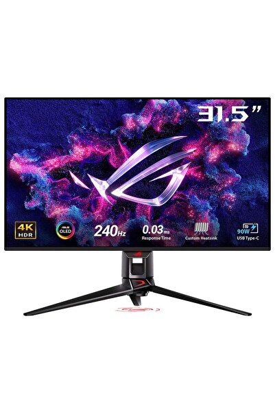 ASUS ROG Swift OLED PG32UCDMZ 31.5 inç 240Hz 0.03ms 4K UHD Adaptive Sync QD-OLED Gaming Monitör