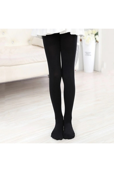 PEMBECİN Çocuk Külotlu Okul Bale Dans Çorabı Pamuklu Düz Desensiz 2 Adet MUZ ...