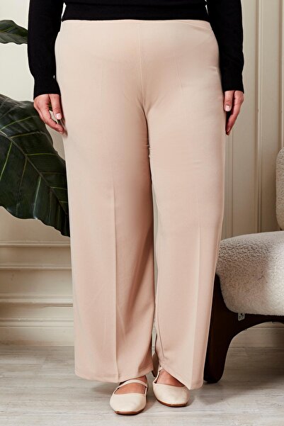 Ferace Large Size Fabric Trousers Women's Loose Paca