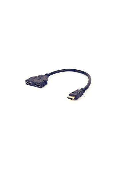SOHO HDMI Male to 2 HDMI Female Cable, 20 cm, Black