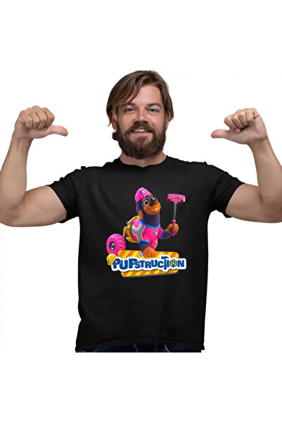 OEM Tricou Barbati Pupstruction Roxy Catelusi Constructori