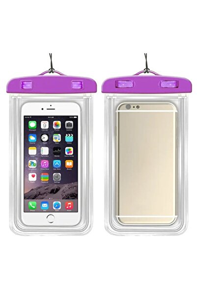 OEM Waterproof Phone Case, PVC, Purple