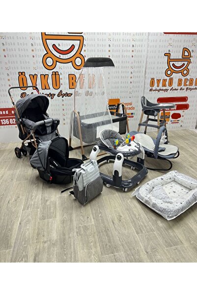 ÖYKÜ BEBEK DUNYASI 12 Parça Yeni Doğan Bebek Çeyiz Seti Full Set