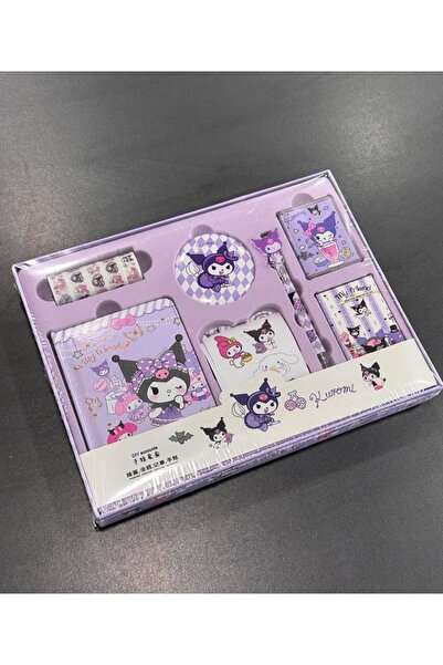 HEPBİMODA Kuromi Defter Kalem Seti Okul Seti Hediyelik Set