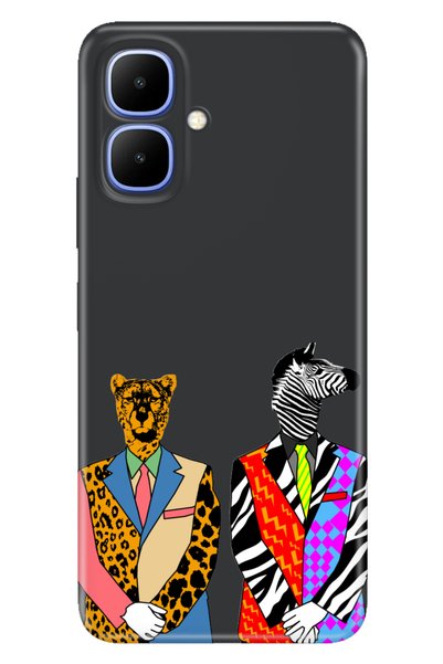 Cekuonline Infinix Smart 10 Compatible Case Colorful Silicone Printed Tpu Zeb...