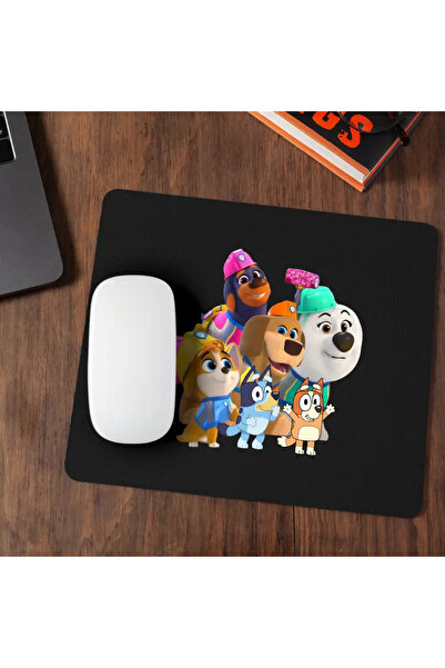 OEM Mousepad Pupstruction Bluey Puppies Bingo Blue