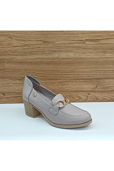 Mammamia Ya3345 Gray Genuine Leather Casual Women's Shoes