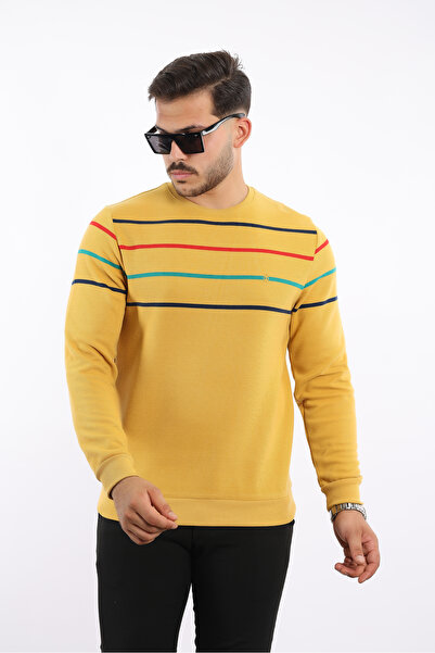 rugatchi سترة سيلانيك ذات ياقة دائرية مع لوح منسوج - مقاس عادي