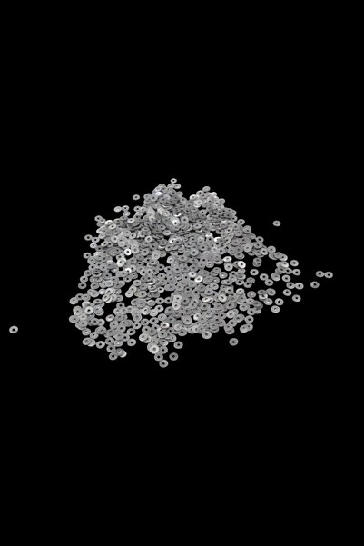 Serhat Aksesuar ve El İşçilik 4,5 mm Eskitme Gümüş Ortadan Delikli Metal Pul ...