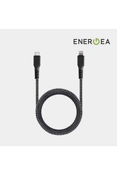 Energea كيبل انجينيا تايب سي تو لايتننق - 3 متر - أسود