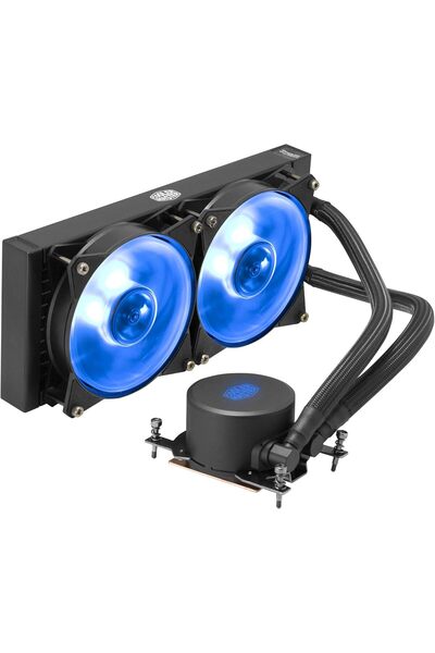 Cooler Master نظام تبريد مائي ML240 RGB إصدار TR4 مع وحدة تحكم 9 دبابيس