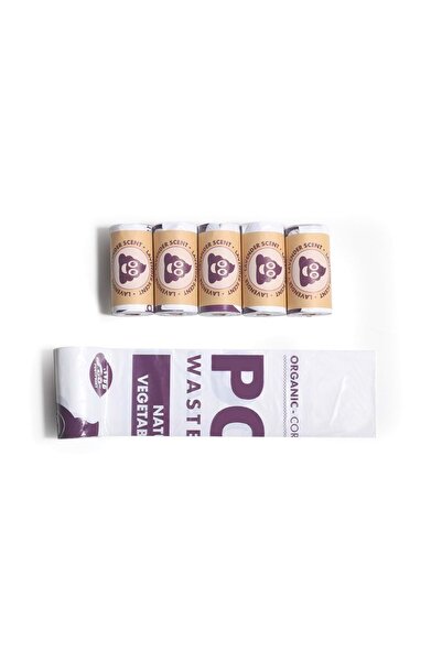M-PETS POO DIŞKI POŞETİ 15 YAPRAK LAVANTA KOKULU TEKLİ