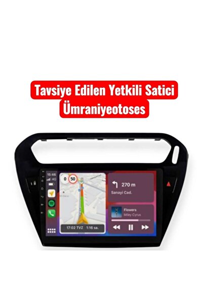titanxpro CİTROEN C-ELYSEE SİYAH ÇERÇEVE 4/64 GB RAM CARPLAY MULTİMEDYA KULAK...