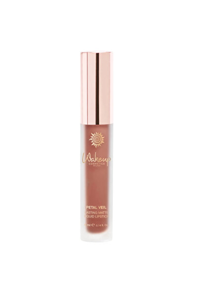 Wakeup Cosmetics Ruj Lichid Mat Petal Veil - 01 Nude Peach