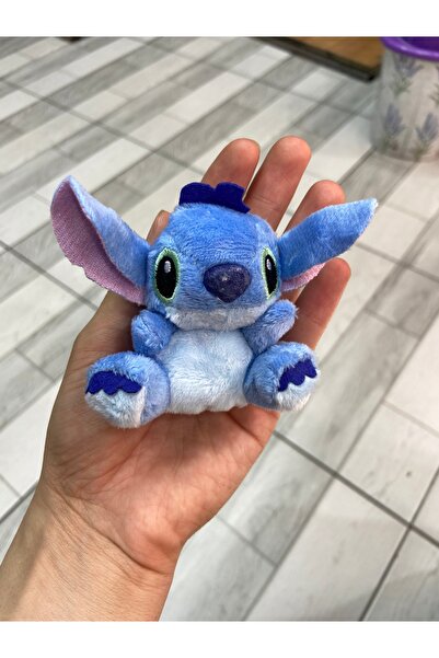 Renkli şeyler Stich mini peluş anahtarlık