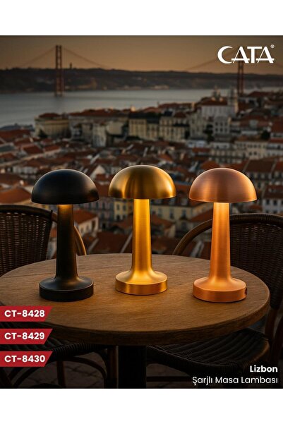 Cata Lizbon Şarjlı Masa Lambası CT-8429