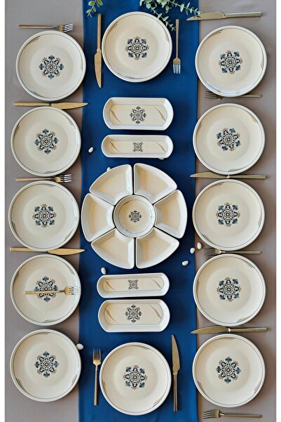 QUEEN Efsun Series 12-Person 23-Piece Breakfast Set