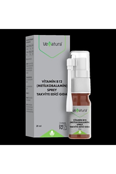 VeNatura Vitamin B12 (metilkobalamin) Sprey 20 Ml