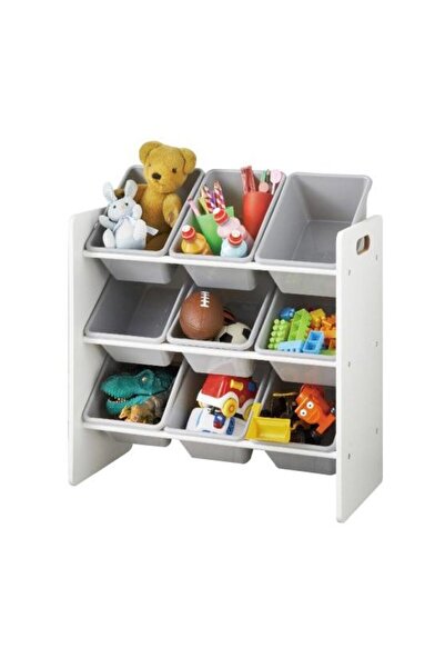 U-Grow Raft de depozitare cu 9 coșuri, UGRD 115-CLR, gri