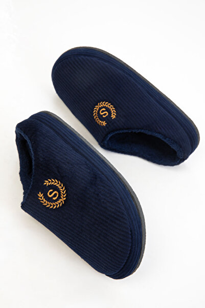 SOHO Navy Blue Women's House Slippers 20872