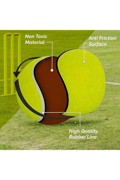 DSC Nitro Light Rubber Tennis Ball | Pink | Pack of 2 | Durable Felt | For Beginners