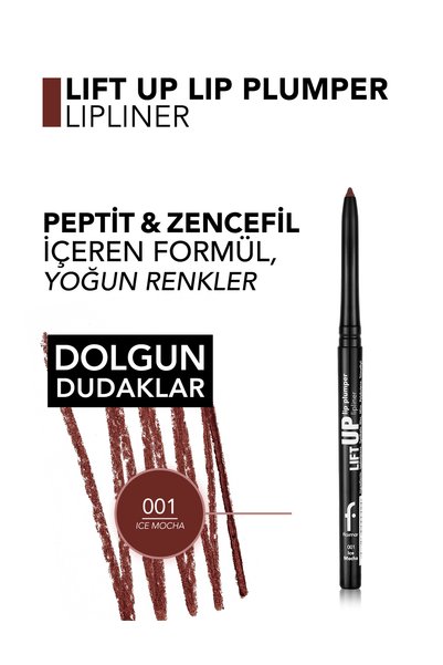 Flormar Lift up Lip Plumper Lipliner Plumping Effect & Long Lasting Lip Liner