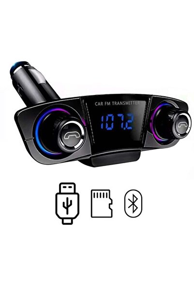 Powermaster PM-22010 Bluetooth - SD Hafıza Kartı - Aux - Flash Bellek FM Transmitter