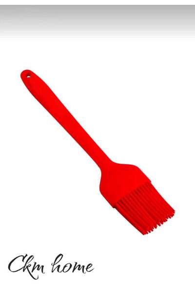 CKM silikon Fireproof Non-Stick Large Spatula and Egg Brush Oversized Spatula Set Red
