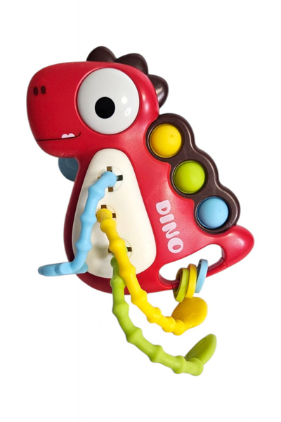 Noname Jucărie educativă Montessori cu dinozaur – Dezvoltare, erupție dentară...